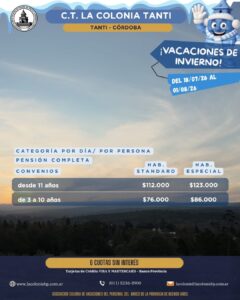 Complejo Turistico la Colonia Tanti | Habitaciones - Córdoba"